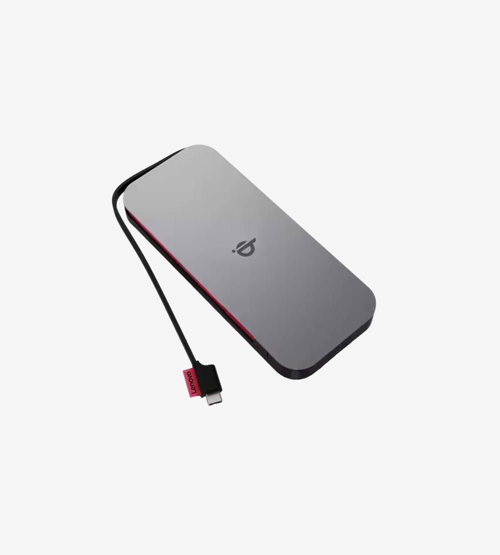 Lenovo powerbanka Go USB-C Mobile Power Bank (10 000mAh + Qi Wireless) až 30W výstup (40ALLG1WWW)